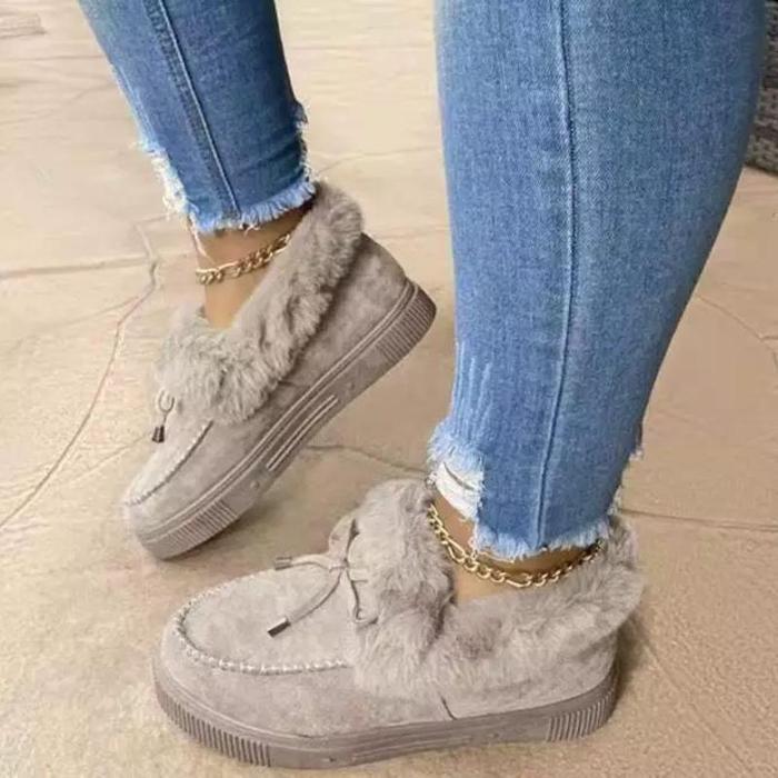 Hand-stitched shoes and snow boots