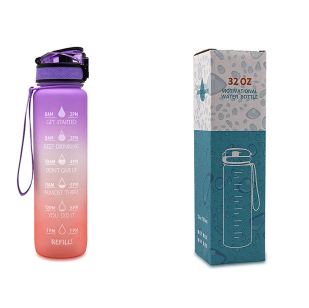 Water Bottle With Time Marker