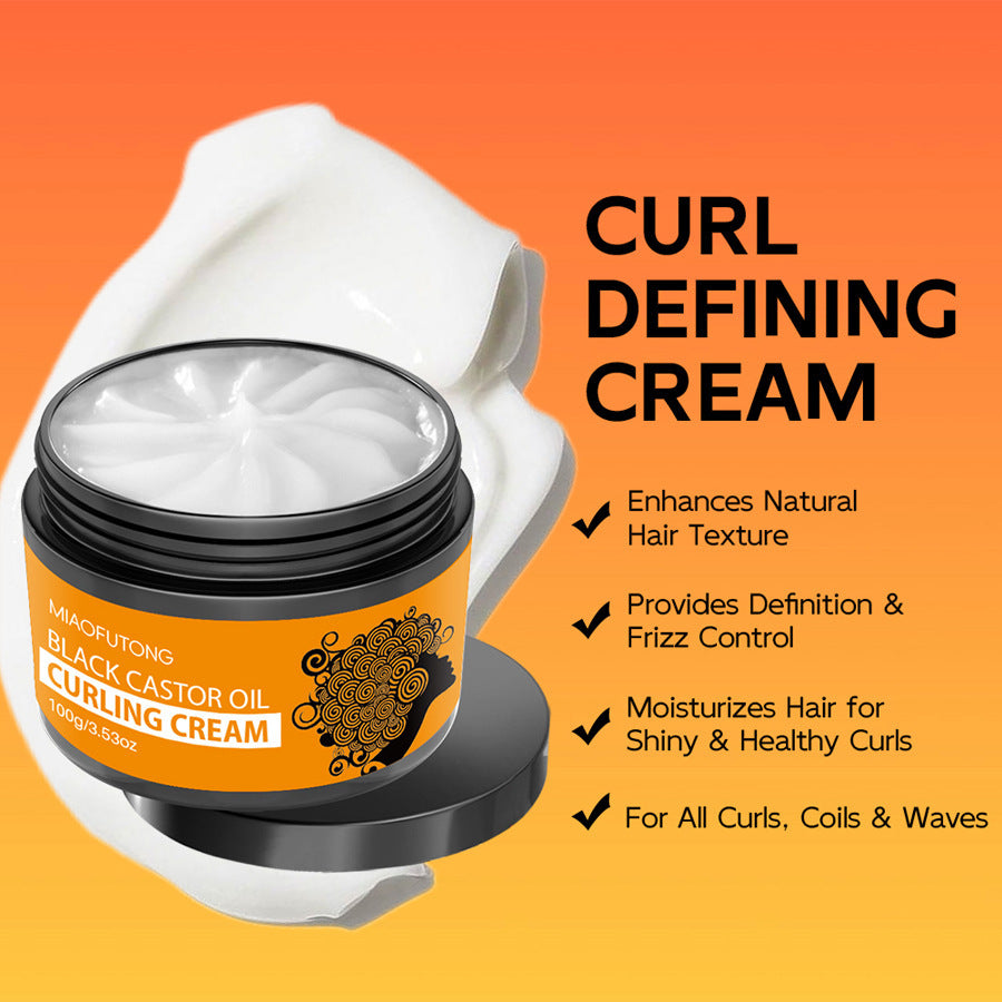 Curly Hair Cream for Shaping & Moisturizing | Non-Hardening Curl Defining Elastin | 100ml & 280ml | Anti-Frizz Styling for Natural Curls