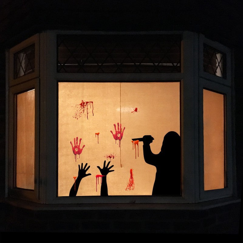 Halloween Window Clings - Window Clings, Halloween Decorations Window Stickers for Glass Windows