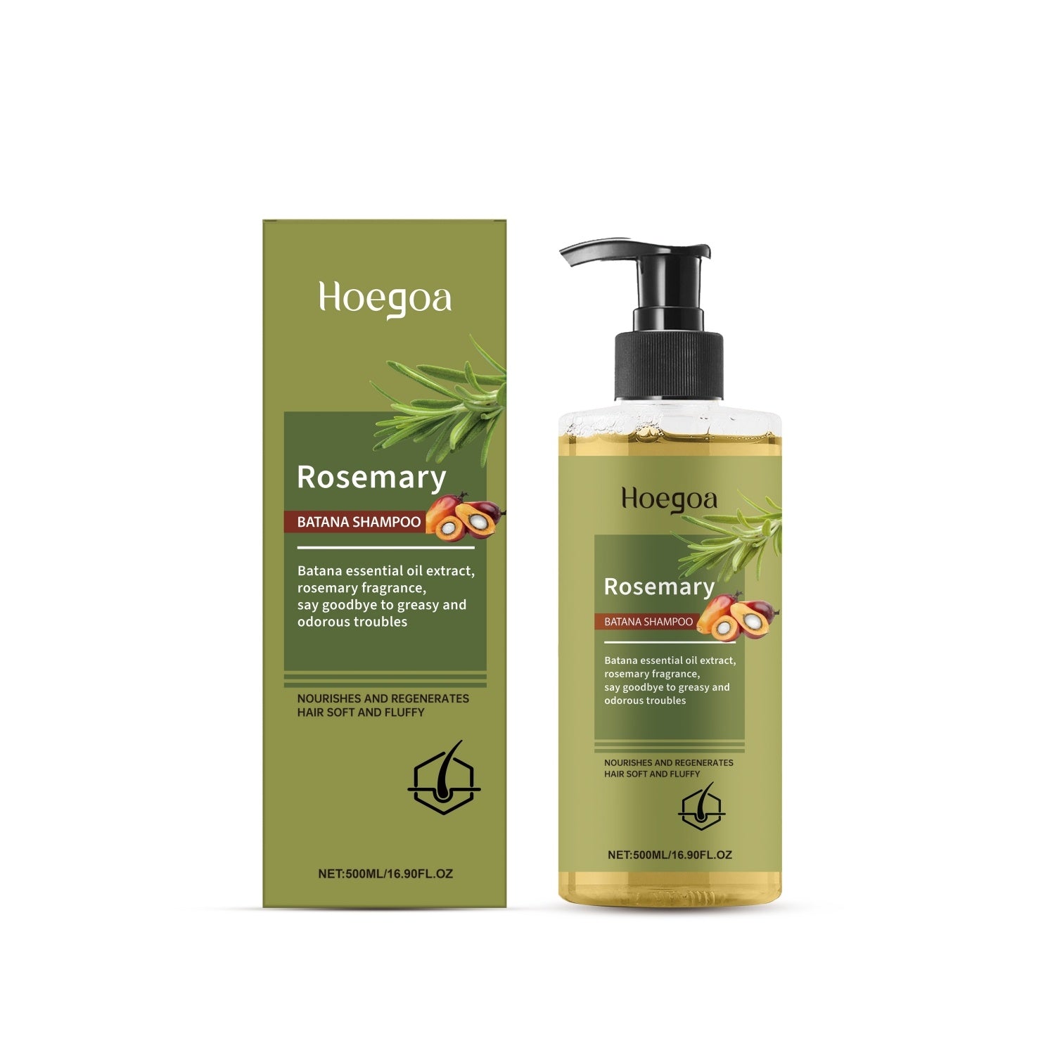 Rosemary Hair Growth Shampoo promotes thicker, healthier hair by stimulating follicles with natural rosemary extract oil. Gentle, sulfate-free cleansing for stronger, fuller hair