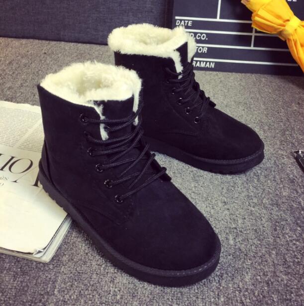 Winter boots short plush