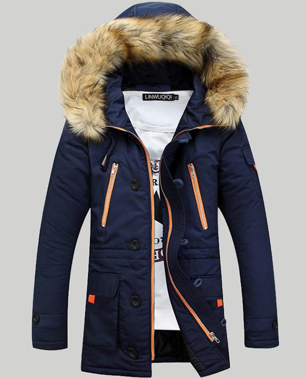 Winter Coat Hooded Waterproof Insulated Puffer Jacket Thicken Puffy Warm Down Windbreaker