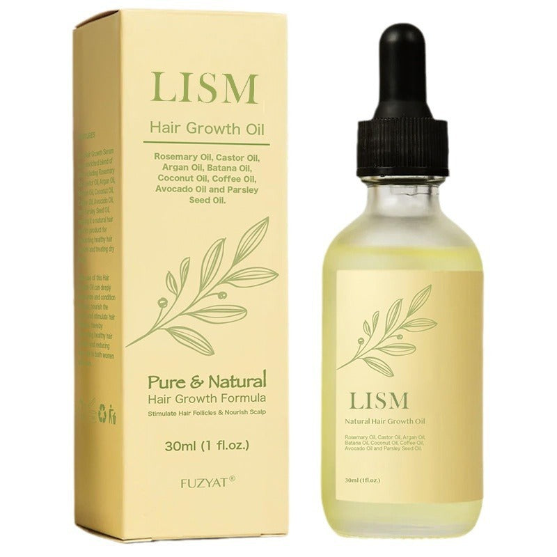 Plant Hair Growth Oil 30 ml – Strengthen Hair, Smooth & Shine Treatment, Improve Curly Hair, Natural Botanical Formula for Daily Hair Care