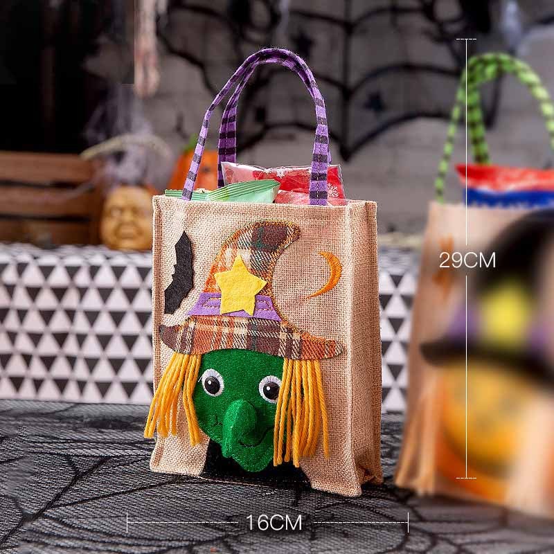 Halloween Decoration Candy Portable Pumpkin Bag