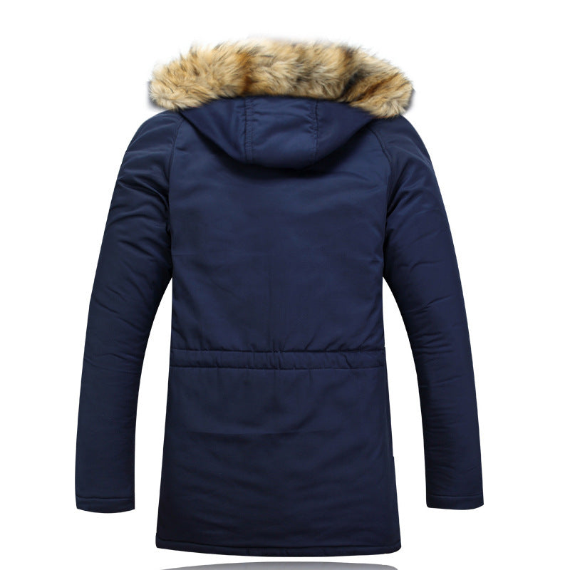 Winter Coat Hooded Waterproof Insulated Puffer Jacket Thicken Puffy Warm Down Windbreaker