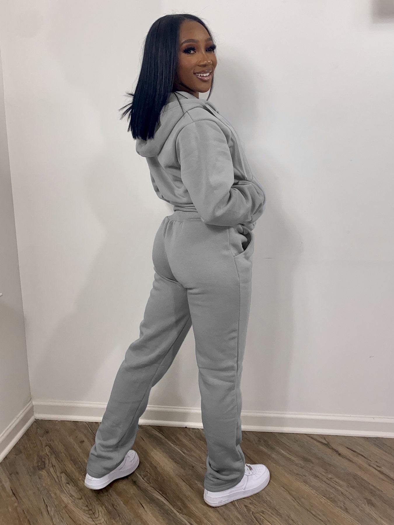 Women Sweatsuit Set 2 Piece Outfits Casual Hoodies Tops And Sweatpants Jogger