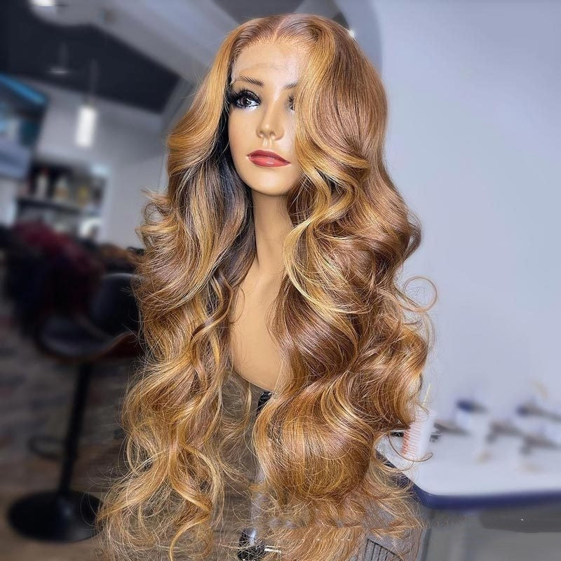 Honey Blonde  Highlight Wig
