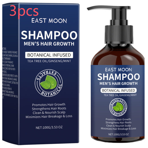 Men’s Hair Growth Shampoo with Tea Tree, Ginseng & Rosemary – Anti-Hair Loss, Scalp Detox & Thickening Formula