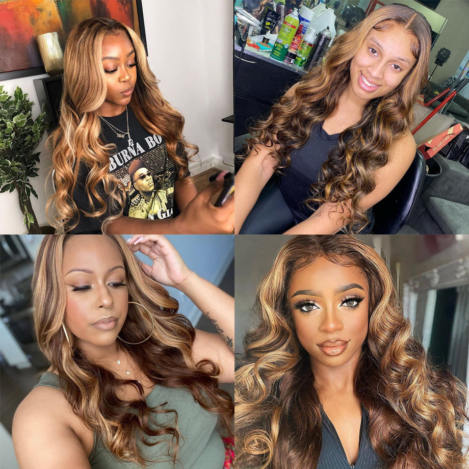 Blonde Human Wig