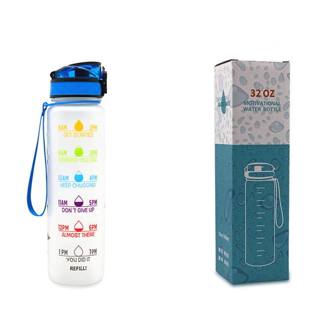 Water Bottle With Time Marker