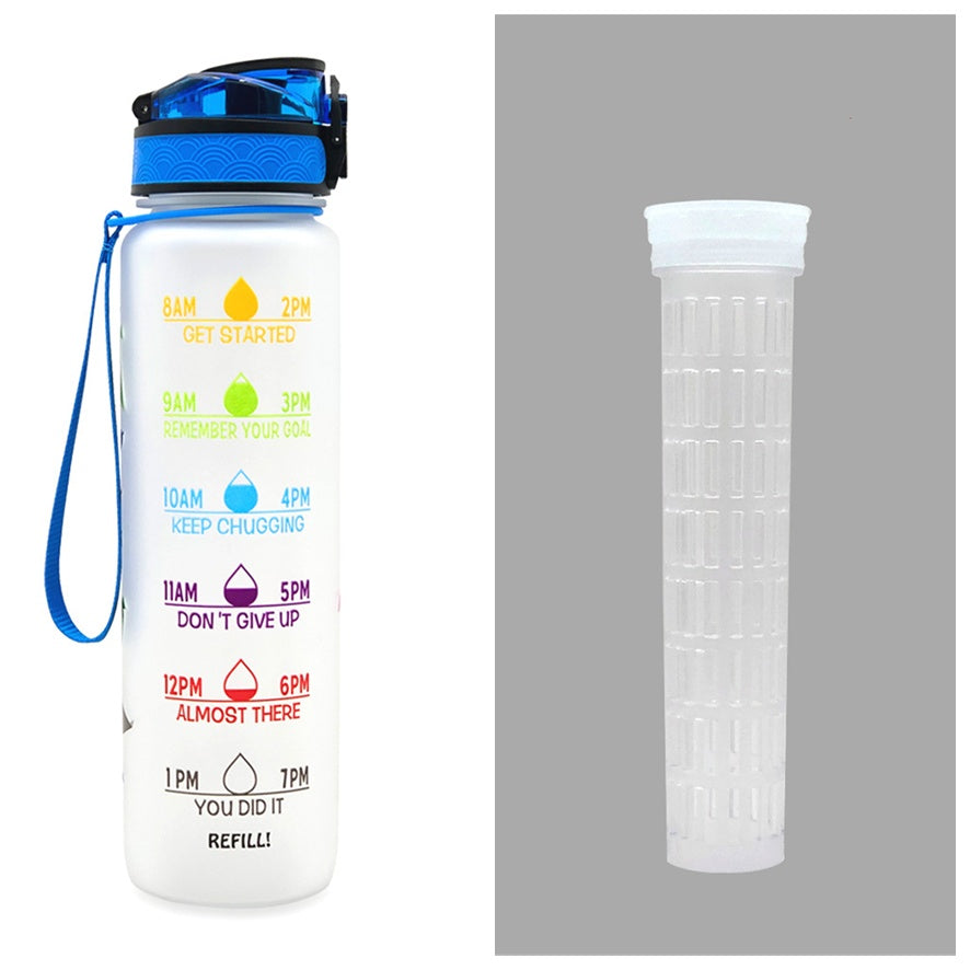 Water Bottle With Time Marker