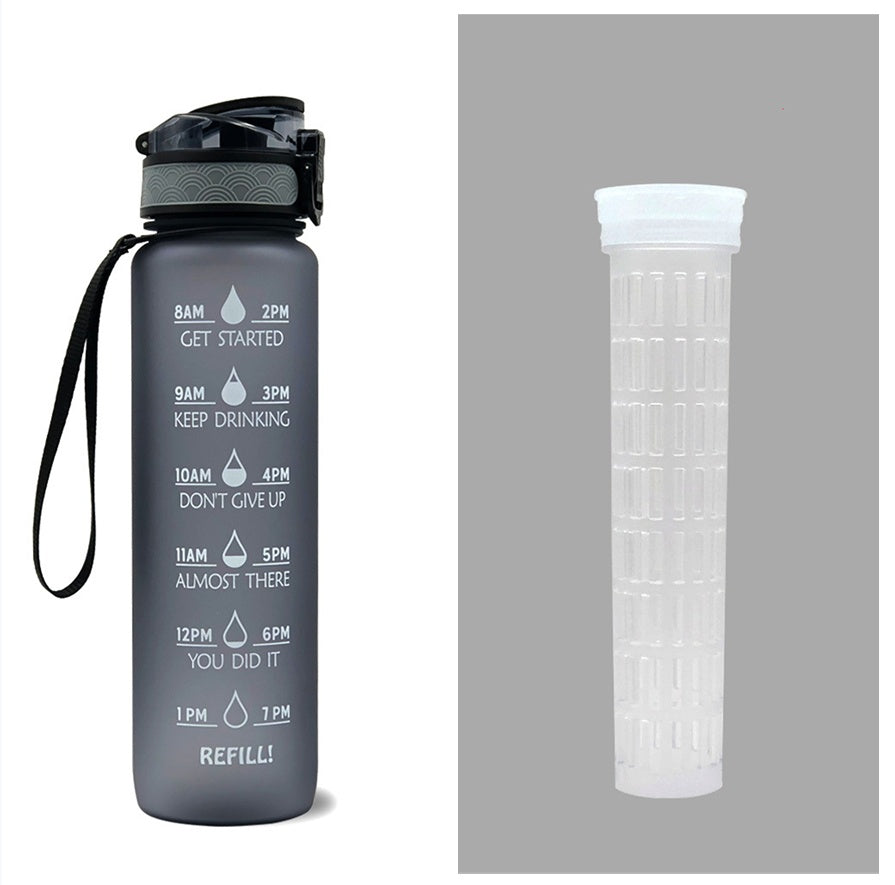 Water Bottle With Time Marker