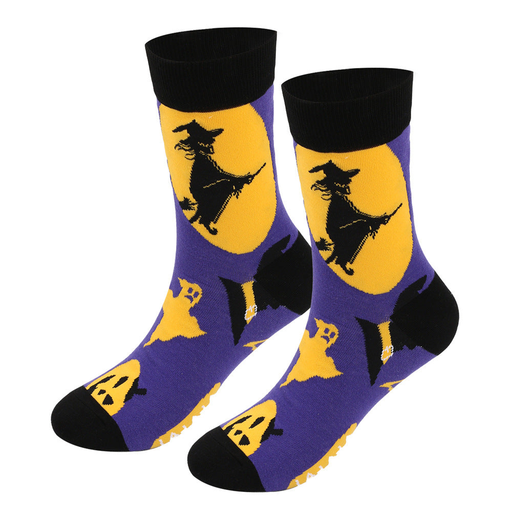 Halloween Cotton Socks Plus Size