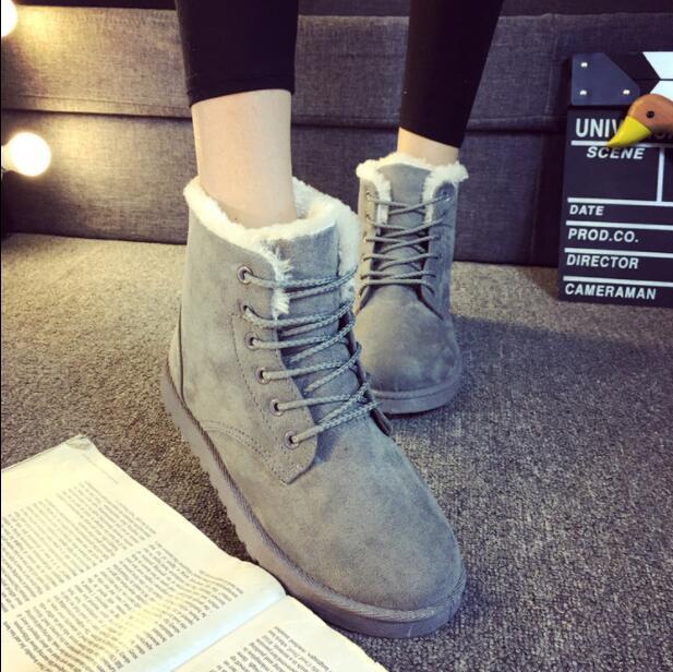 Winter boots short plush