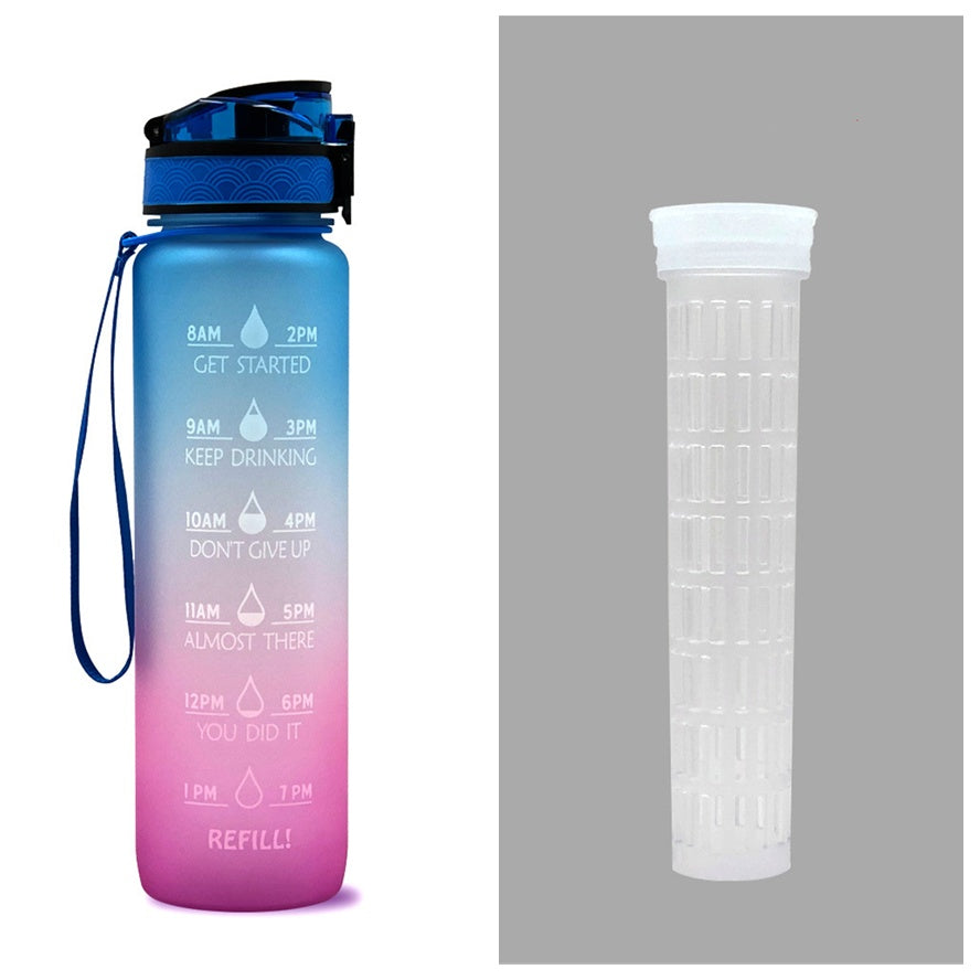 Water Bottle With Time Marker