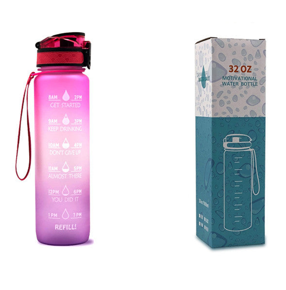 Water Bottle With Time Marker