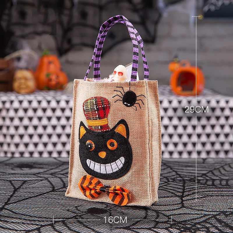 Halloween Decoration Candy Portable Pumpkin Bag