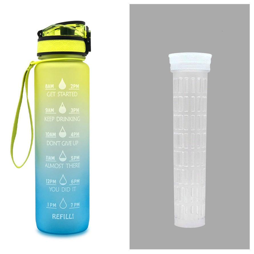 Water Bottle With Time Marker