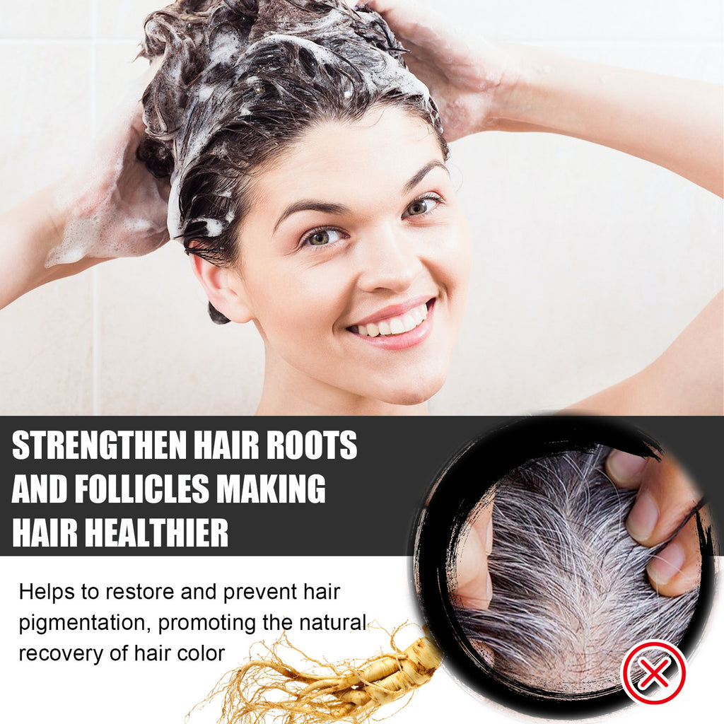 Black Hair Repair Soap – Dark Hair Enhancer with Charcoal, Ginseng, Sesame Oil & Vitamin E