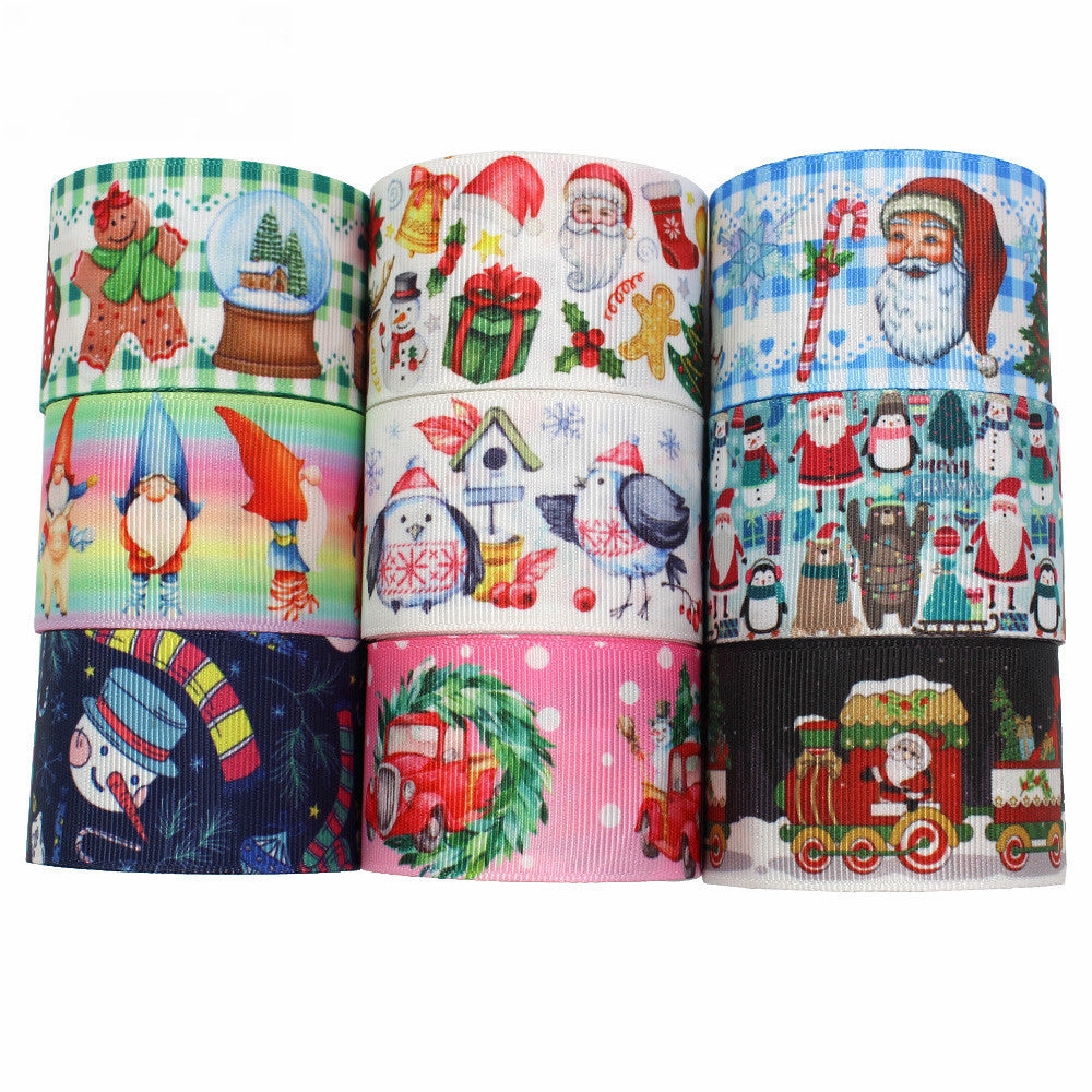 Santa Claus Snowman Webbing Holiday Decorations
