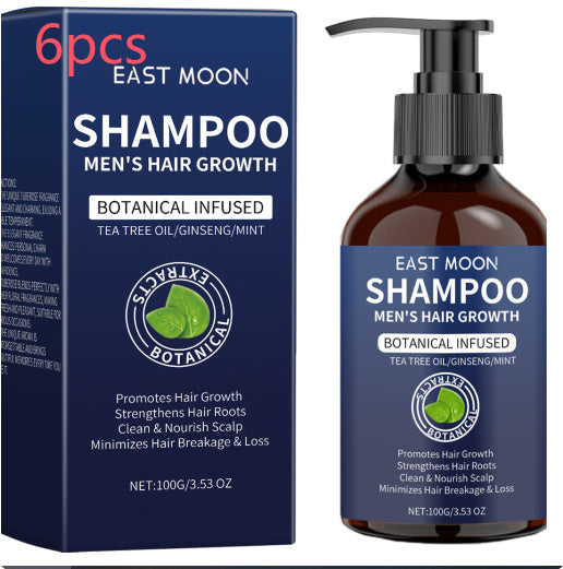 Men’s Hair Growth Shampoo with Tea Tree, Ginseng & Rosemary – Anti-Hair Loss, Scalp Detox & Thickening Formula