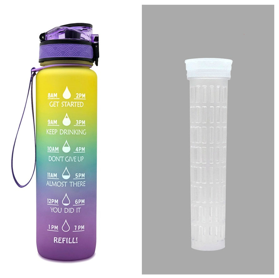 Water Bottle With Time Marker