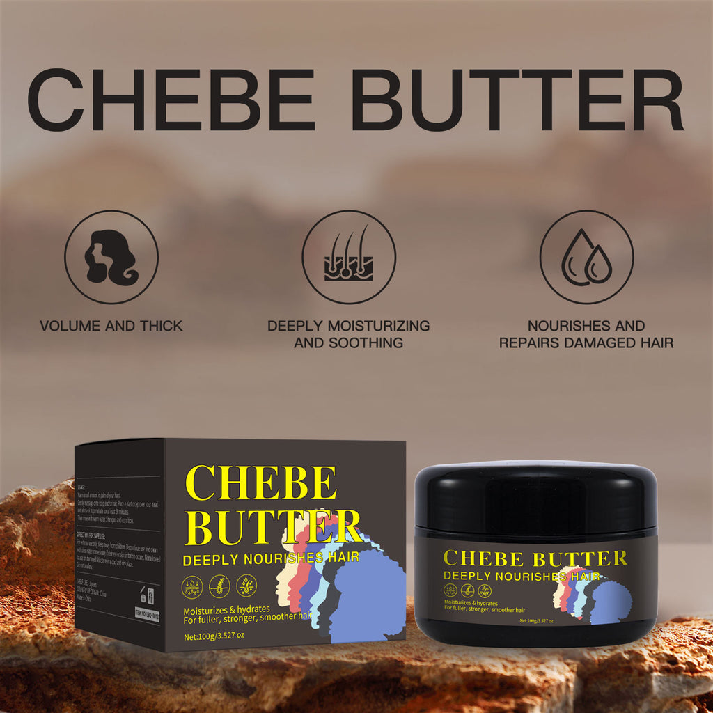 Chebe Butter Hair Oil 100g – Transparent, Natural Moisturizer for Hair Growth & Strength