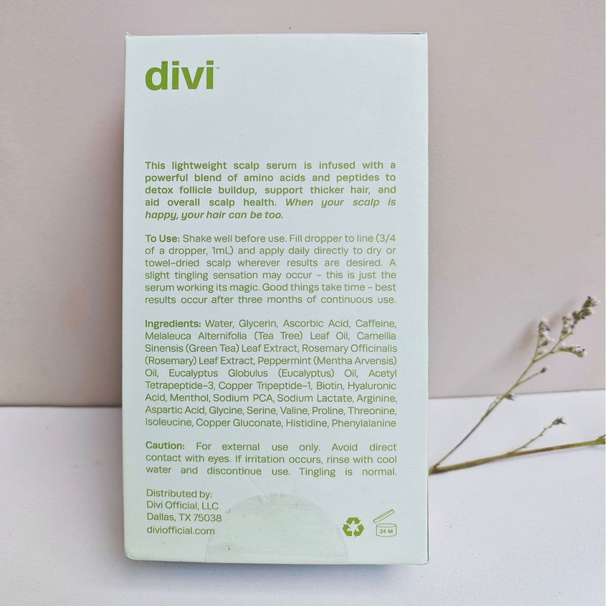 Divi Pure Dew Hair Lotion 30ml – Lightweight Hydration & Scalp Care for Healthier, Shinier Hair