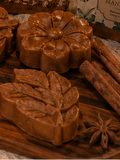 Cinnamon Shea Butter Flower Soap – with Oat, Natural Seeds (External Use Only)
