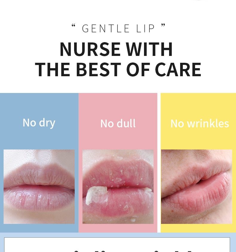 Shea Butter Lip Balm Exfoliator – Moisturizing, Anti-Aging & Lip Repair for Dry, Cracked Lips – 3.5g