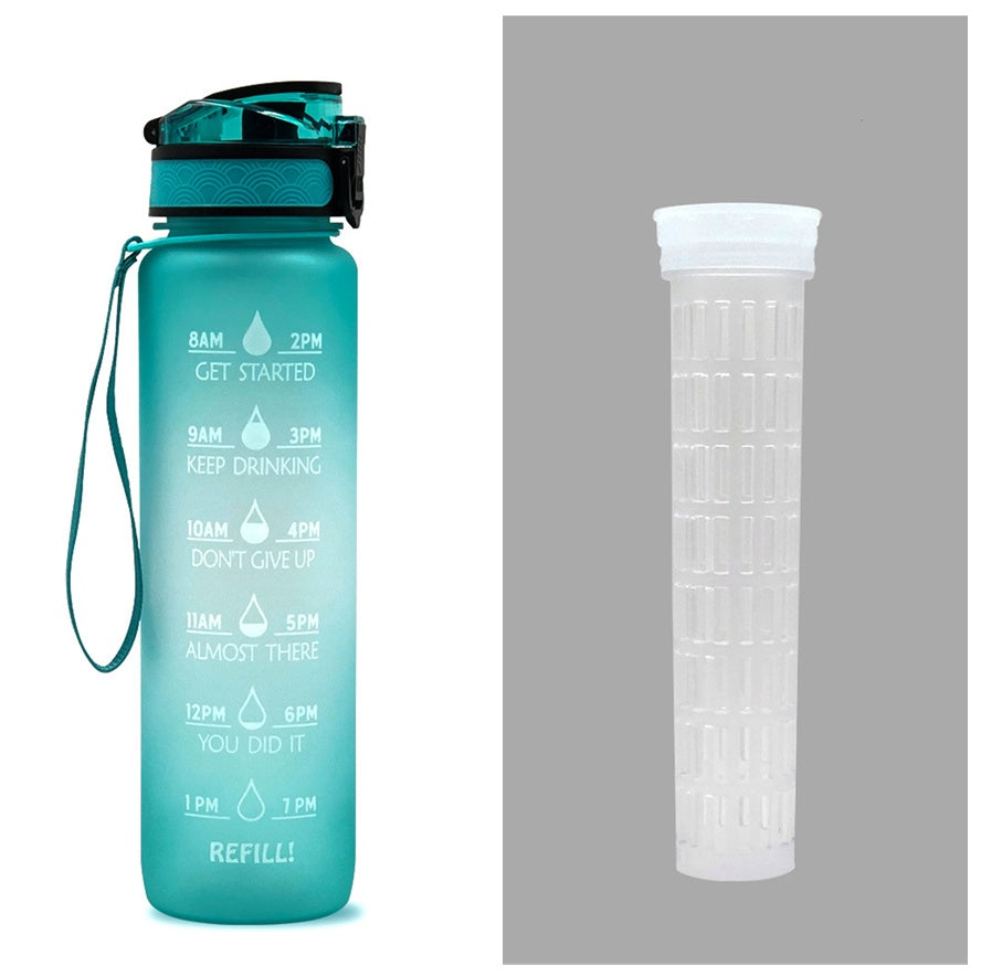 Water Bottle With Time Marker
