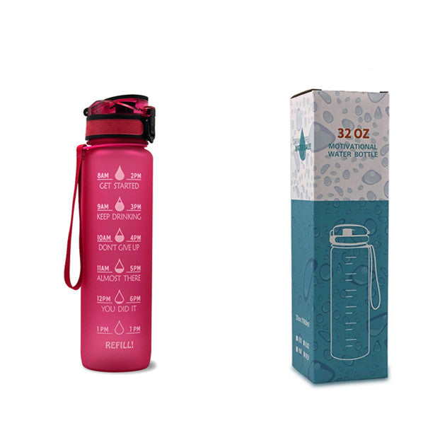Water Bottle With Time Marker