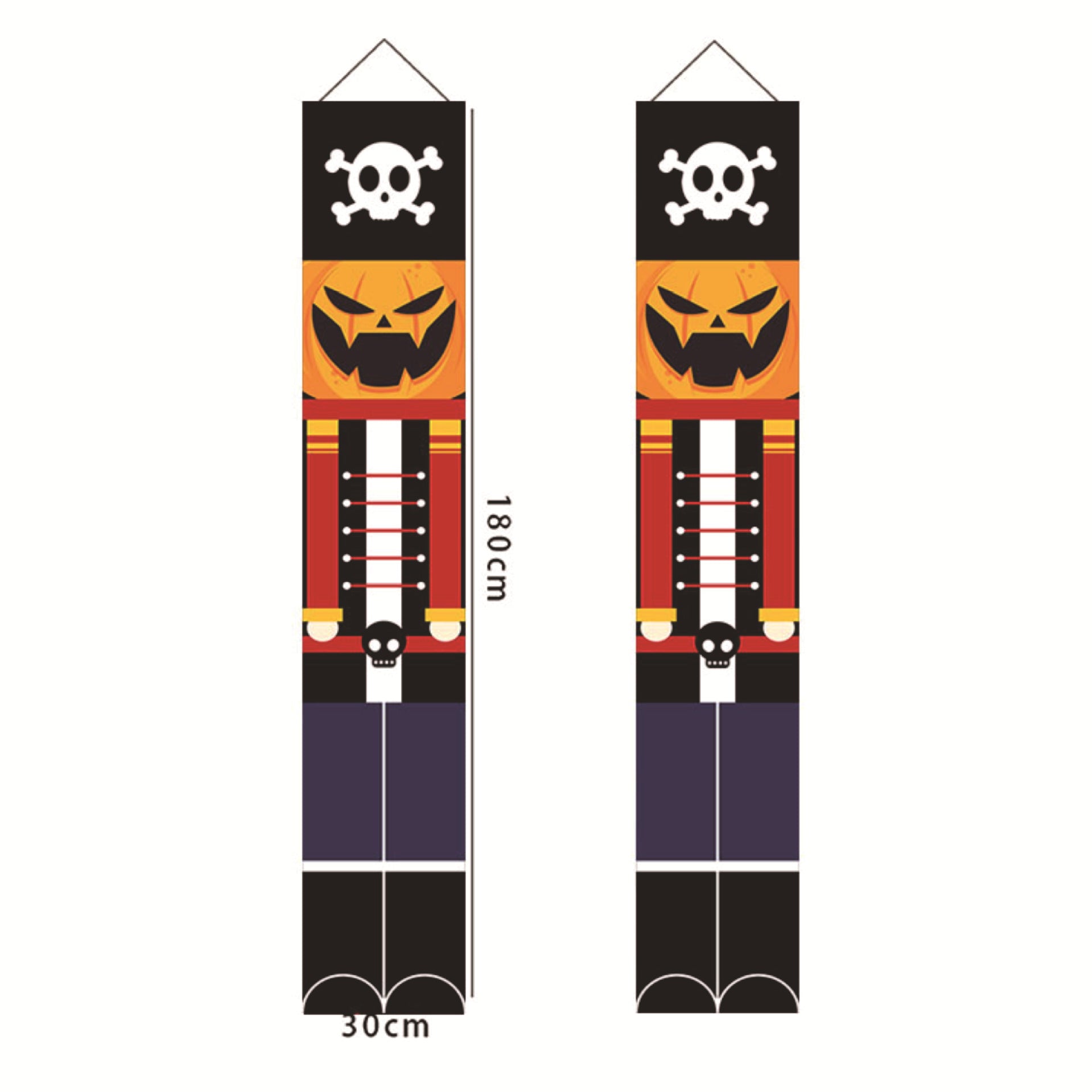 Halloween Soldier Model Nutcracker Banner Couplet