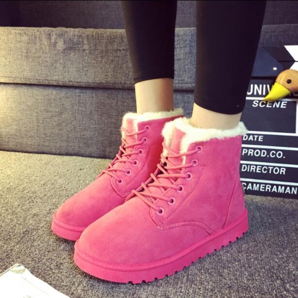 Winter boots short plush
