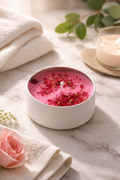 Aisiki Rose Essence Candle – Love, Emotional Healing & Self-Care Ritual ( Small)