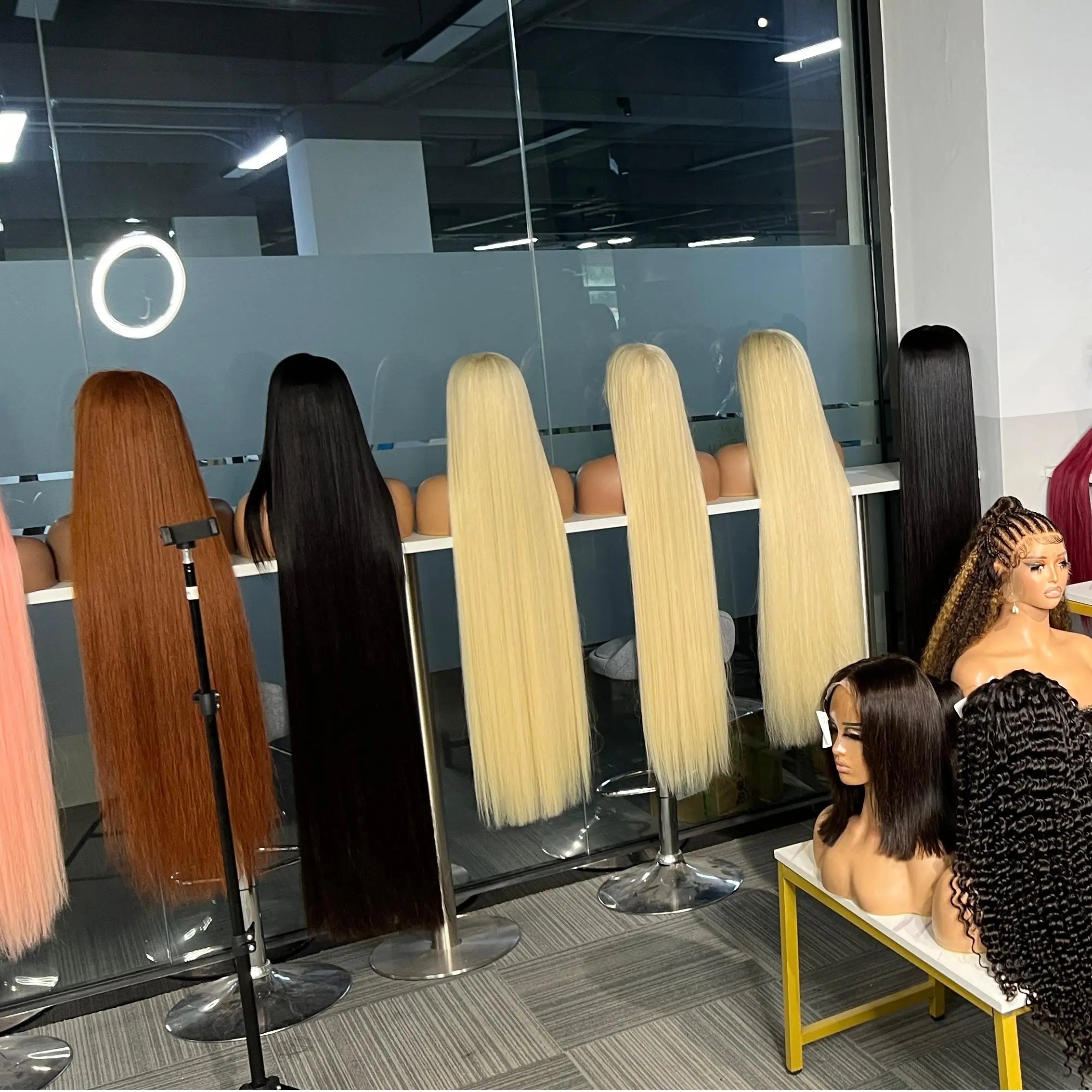 Black  long Lace Wig