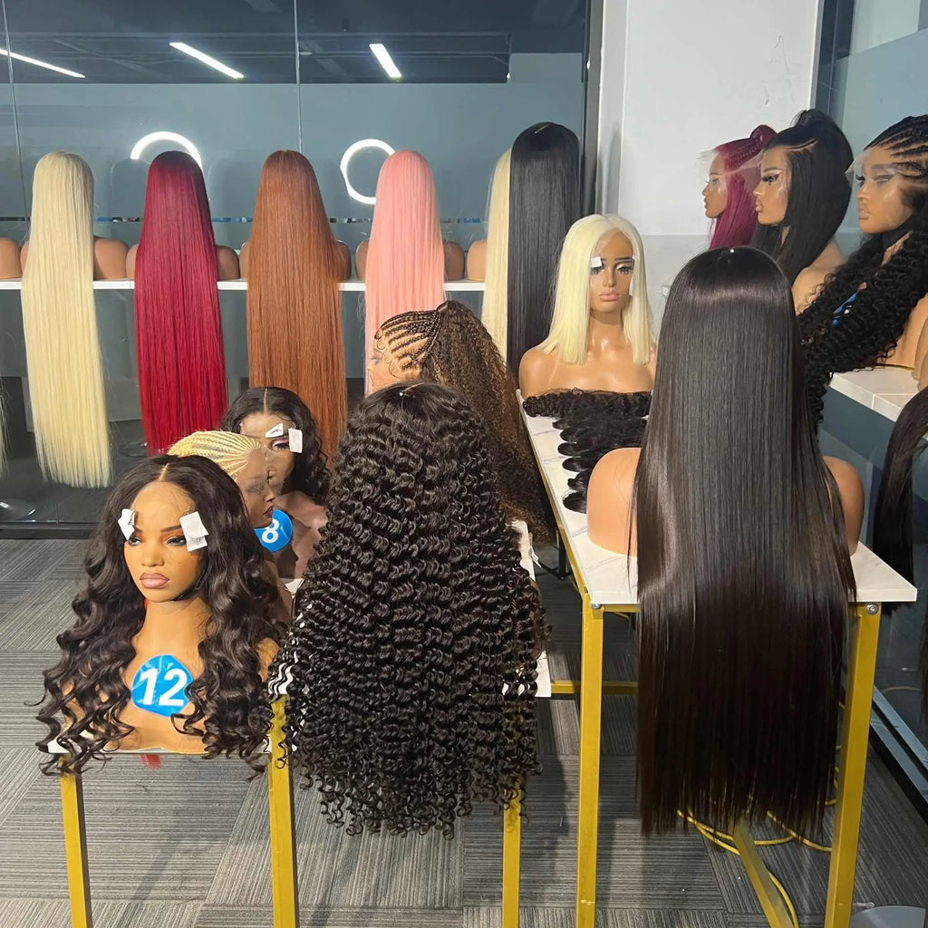 Black  long Lace Wig