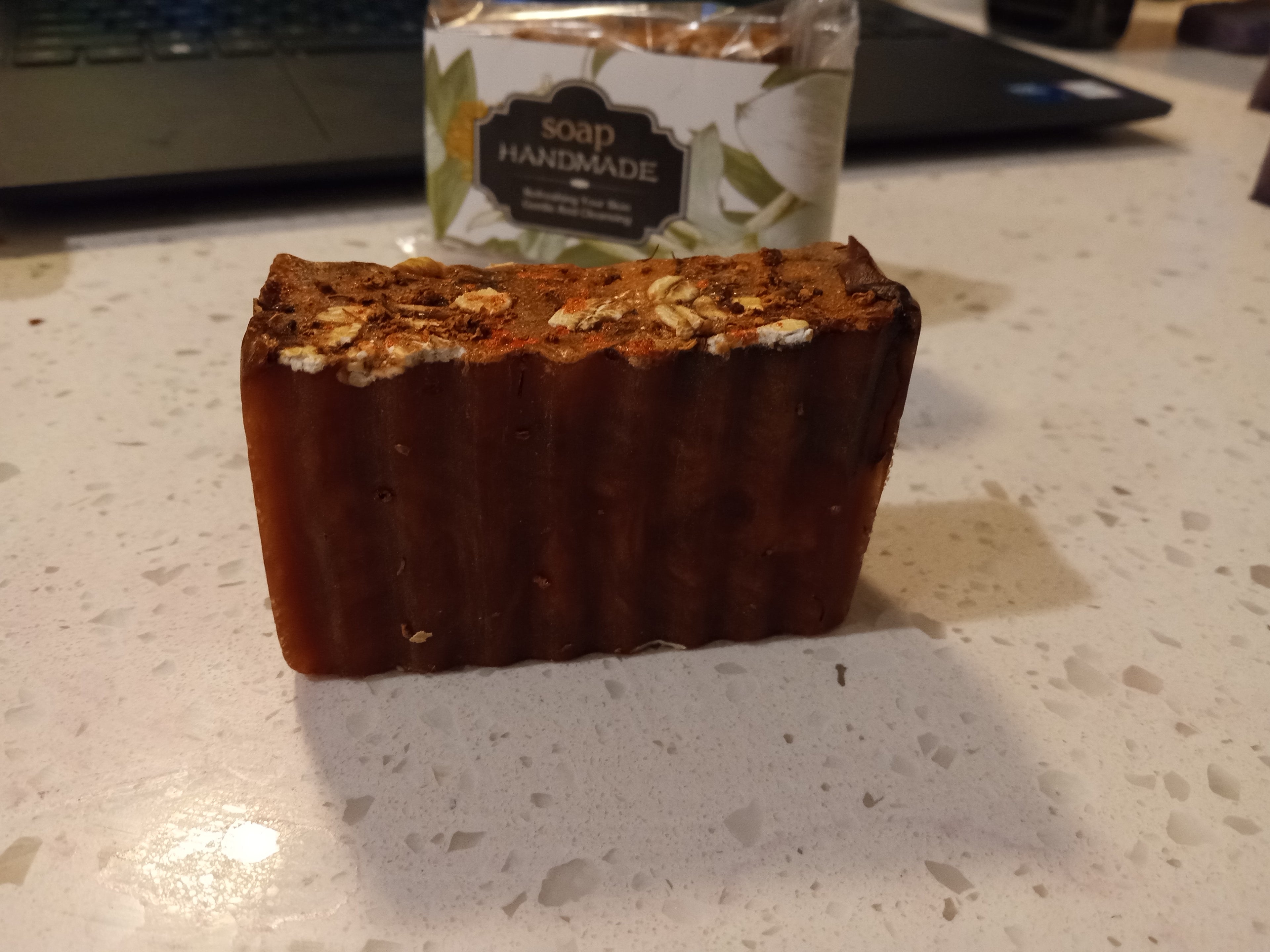 Aisiki Handmade Cinnamon Oat Soap – Natural Exfoliating &  Hydrating Bar with Shea Butter (External Use Only) (Small)