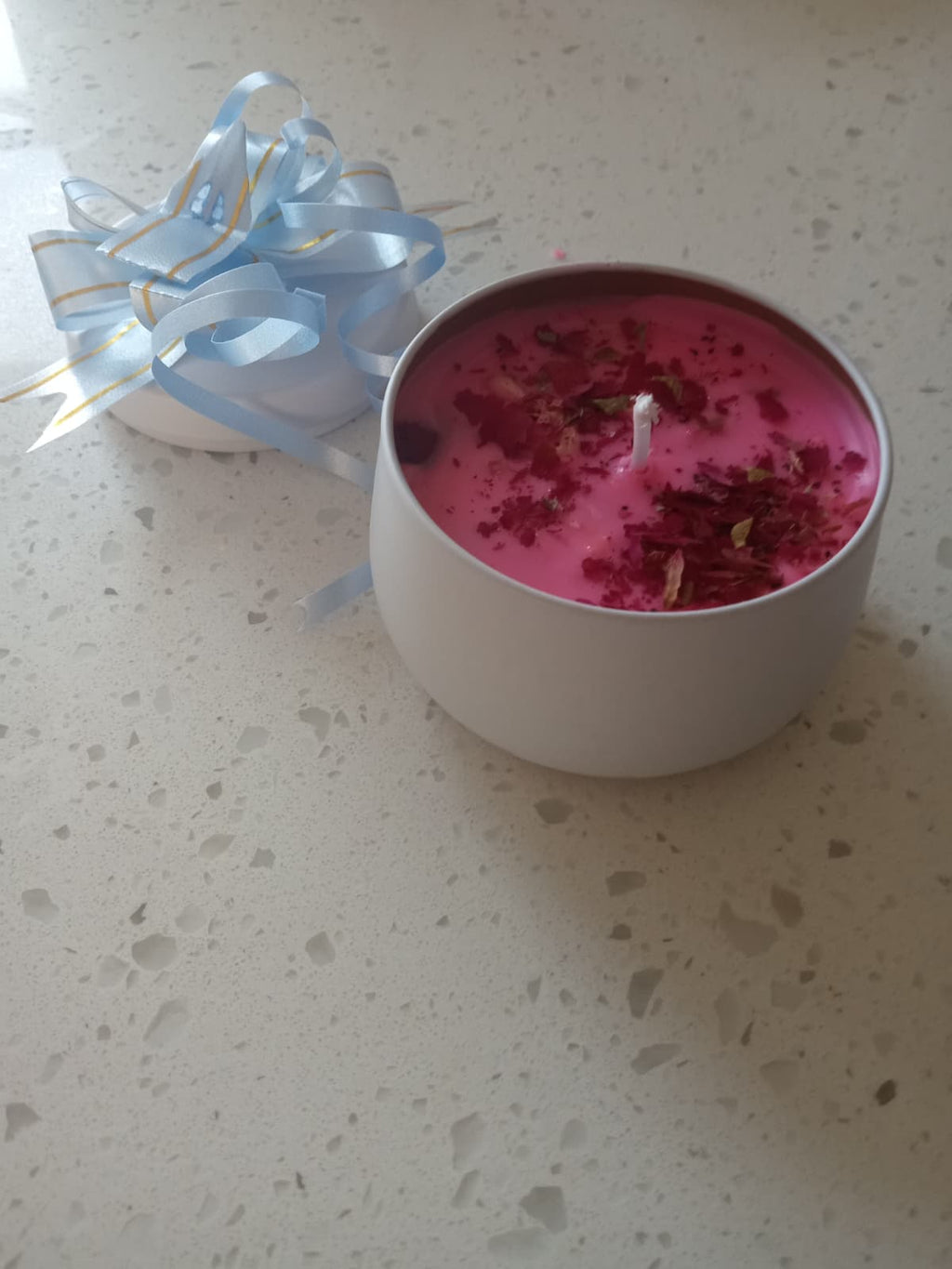 Aisiki Rose Essence Candle – Love, Emotional Healing & Self-Care Ritual ( Small)