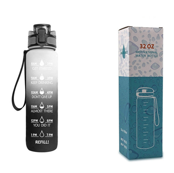 Water Bottle With Time Marker