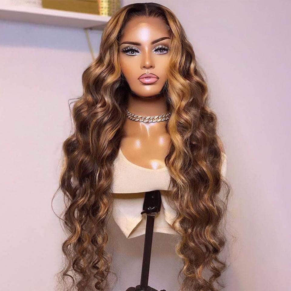 Blonde Human Wig