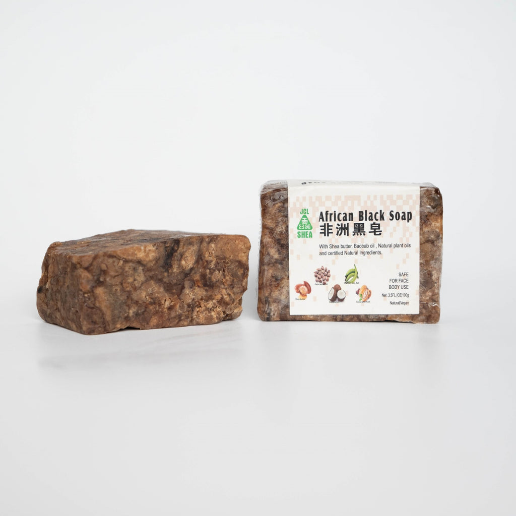 Ghana Raw African Black Soap for Glowing Skin – Natural Remedy for Acne & Eczema