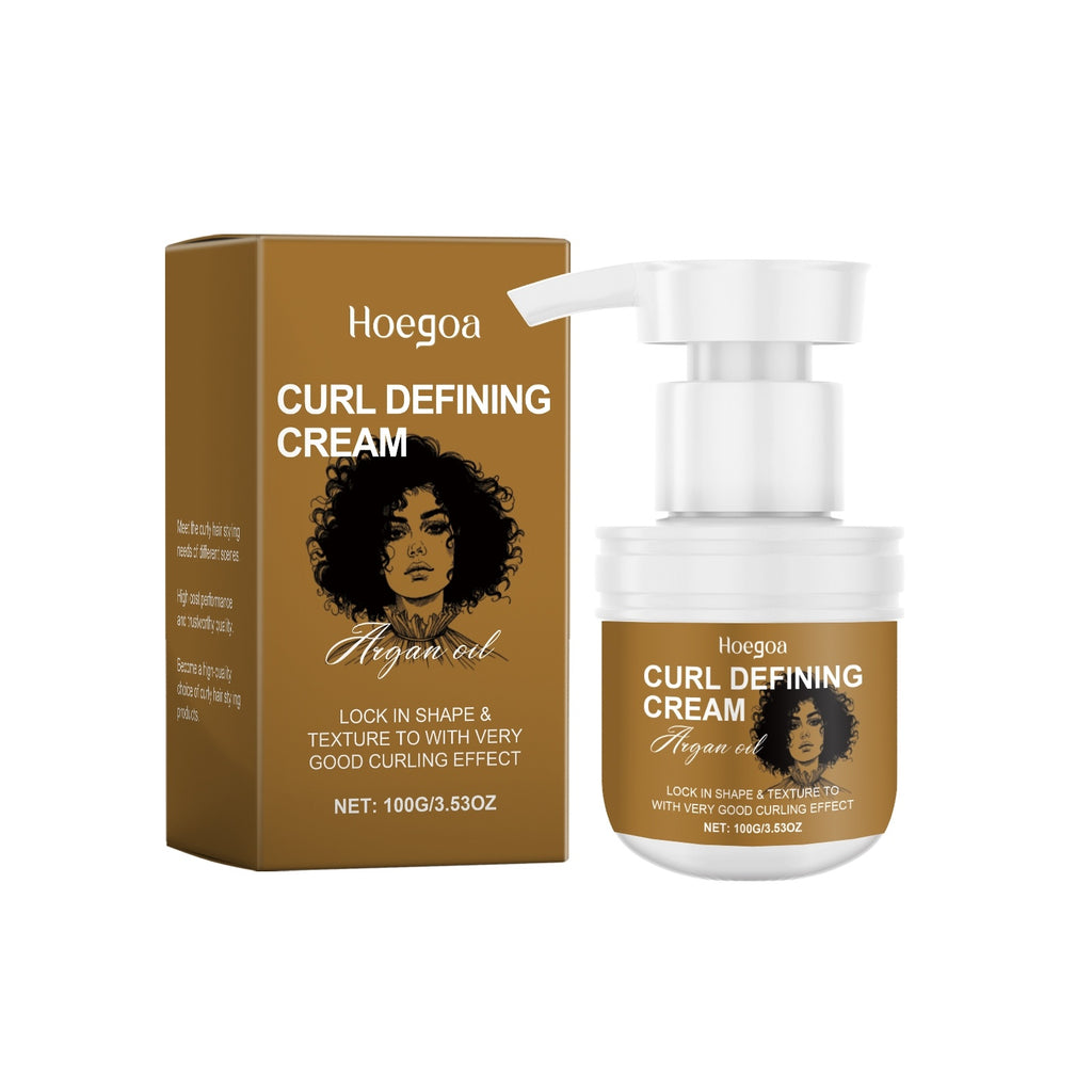Curly Hair Definition Cream with Coconut Oil & Keratin – Anti-Frizz, Hydrating Curl Cream