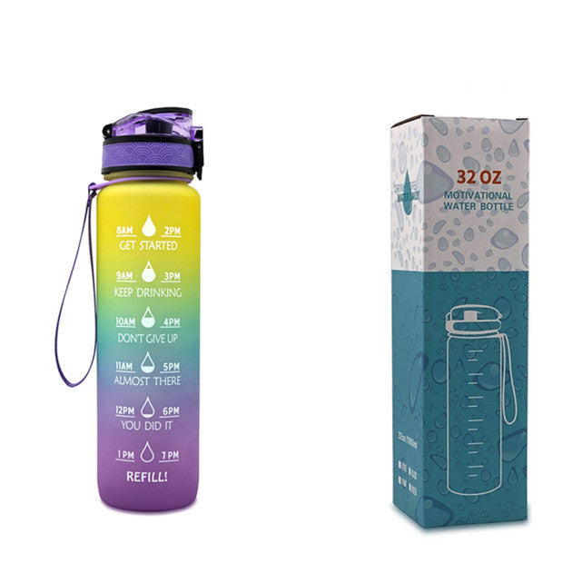 Water Bottle With Time Marker