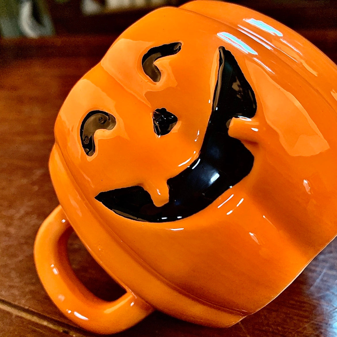 Ceramic Halloween Pumpkin