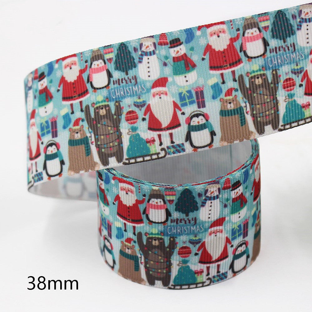 Santa Claus Snowman Webbing Holiday Decorations