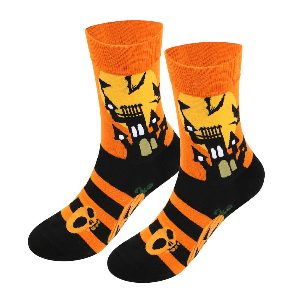 Halloween Cotton Socks Plus Size