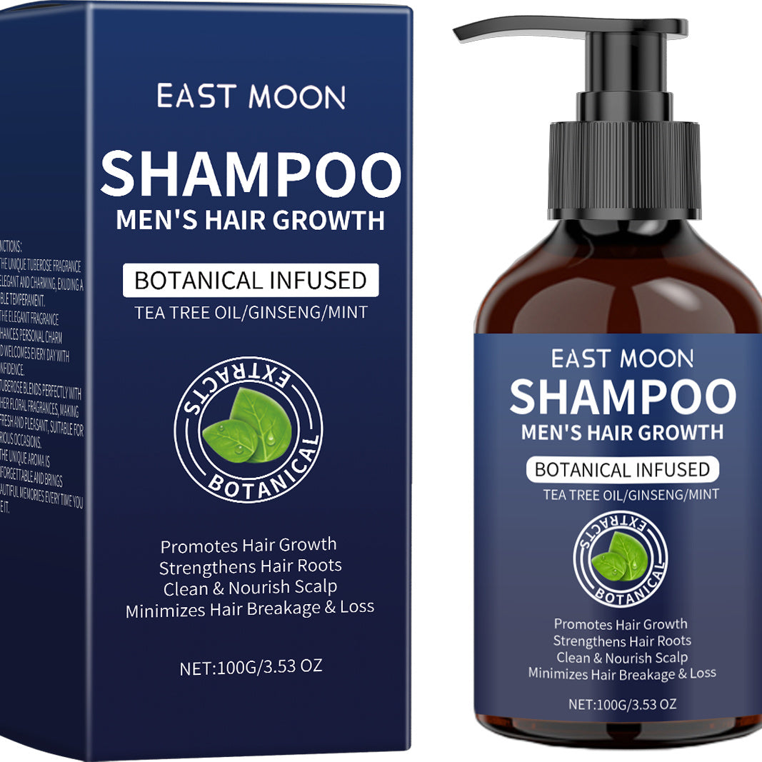 Men’s Hair Growth Shampoo with Tea Tree, Ginseng & Rosemary – Anti-Hair Loss, Scalp Detox & Thickening Formula