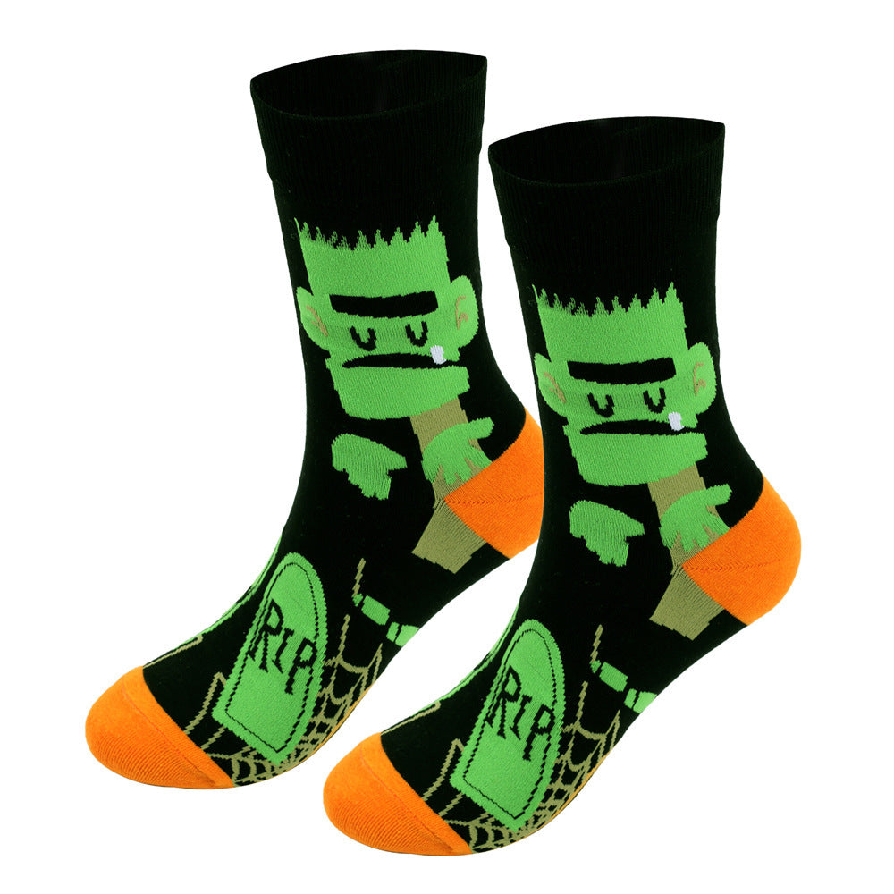 Halloween Cotton Socks Plus Size